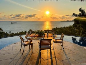 Grab dinner and a sunset
